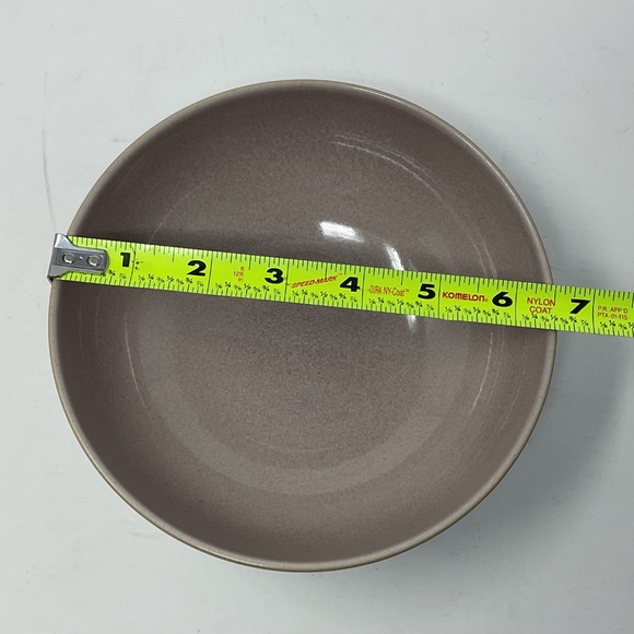 Denby Duets (retired) Stoneware Taupe & Blue Soup Cereal Bowl - Picture 5 of 6